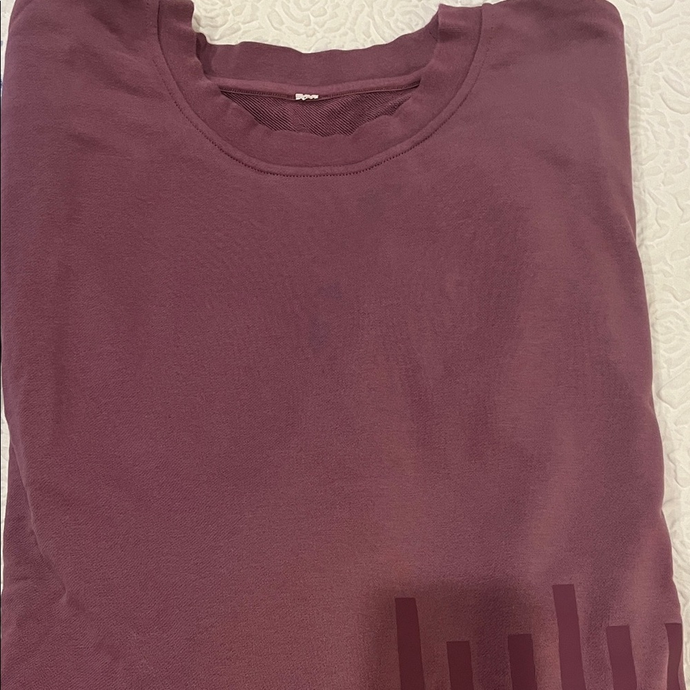 lululemon athletica Burgundy Sweatshirt